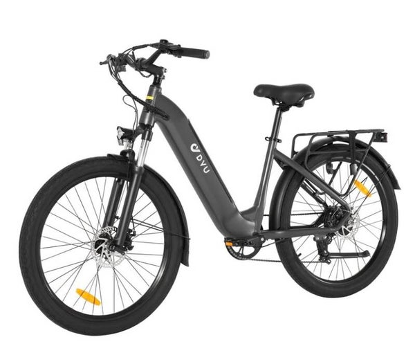 DYU C1 - E bike- 26 inch - 10Ah - Grijs