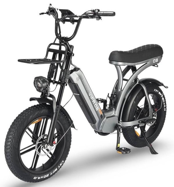 Ouxi Q8 - Fatbike - 250W - 20Ah - Zilver Grijs