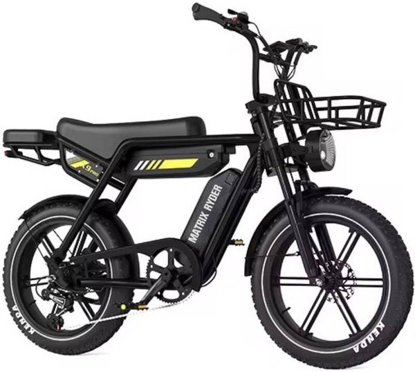 X9 Pro Max - Fatbike - 250W - 2X 15Ah - Zwart
