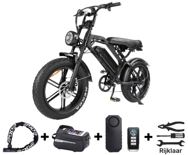 V20 PRO - Fatbike -  250W -  Incl. ART slot + GSM  tasje + Diefstal alarm  + Rijklaar