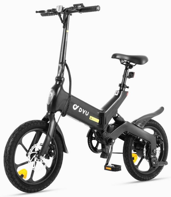DYU A16 - E Bike - Elektrische Vouwfiets - 250W - 16 Inch - 10Ah - Zwart