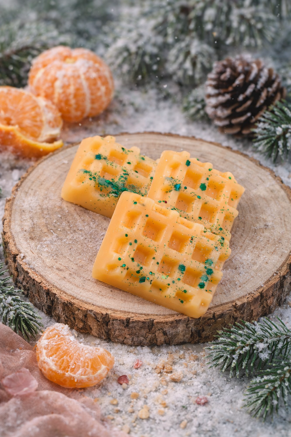 Fondants mandarine givrée