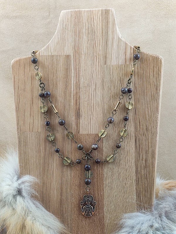 83 Schakelketting met Opaal