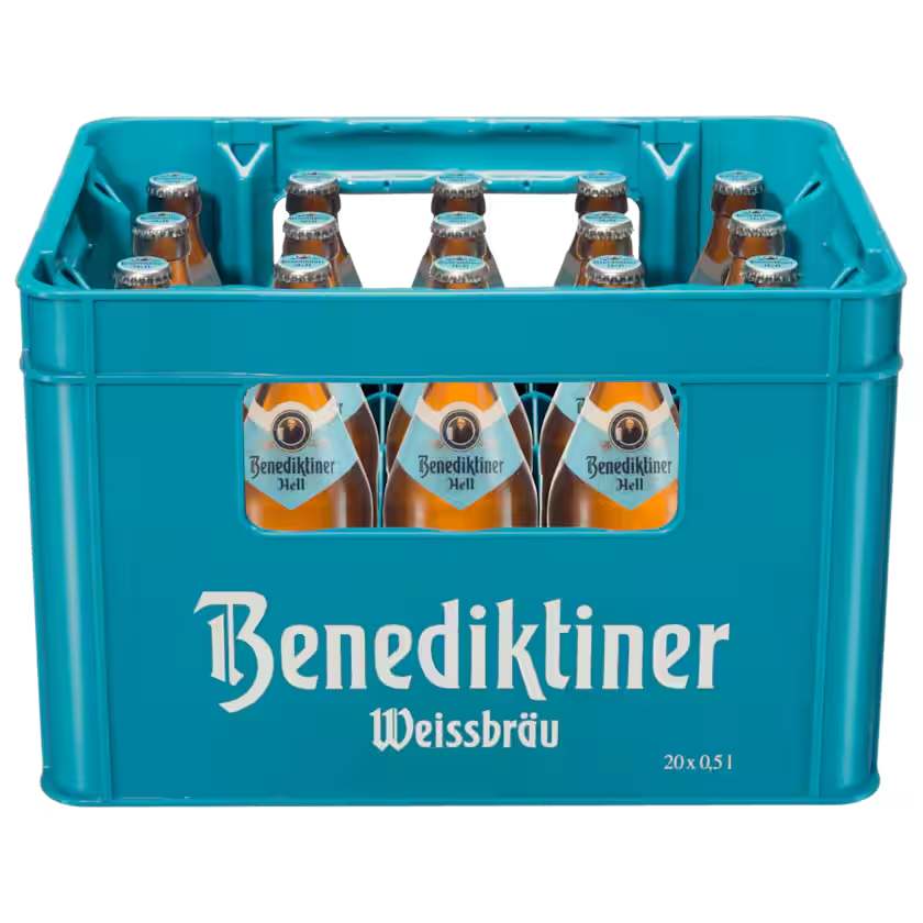 Benediktiner Hell 20x0,5l (MEHRWEG)