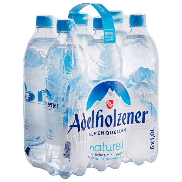 Adelholzener Mineralwasser Naturell 6x1l (EINWEG)