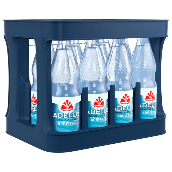 Adello Mineralwasser Spritzig 12x1l (MEHRWEG)
