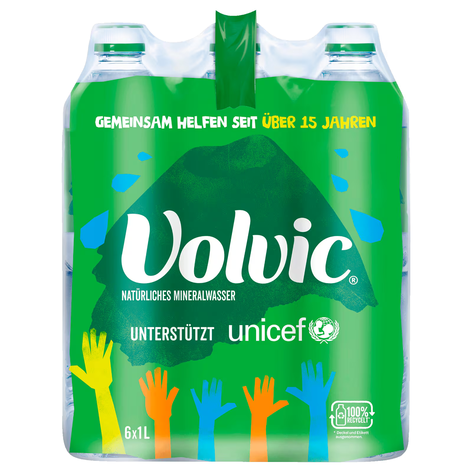 Volvic Mineralwasser Naturelle 6x1l (EINWEG)