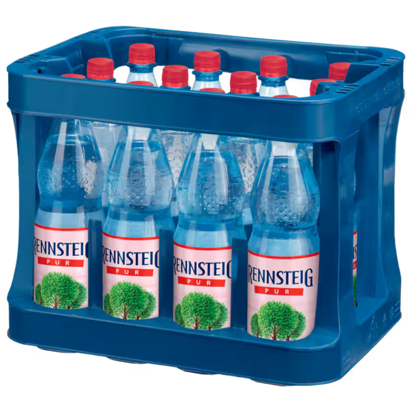 Rennsteig Mineralwasser Naturelle 12x1l (MEHRWEG)