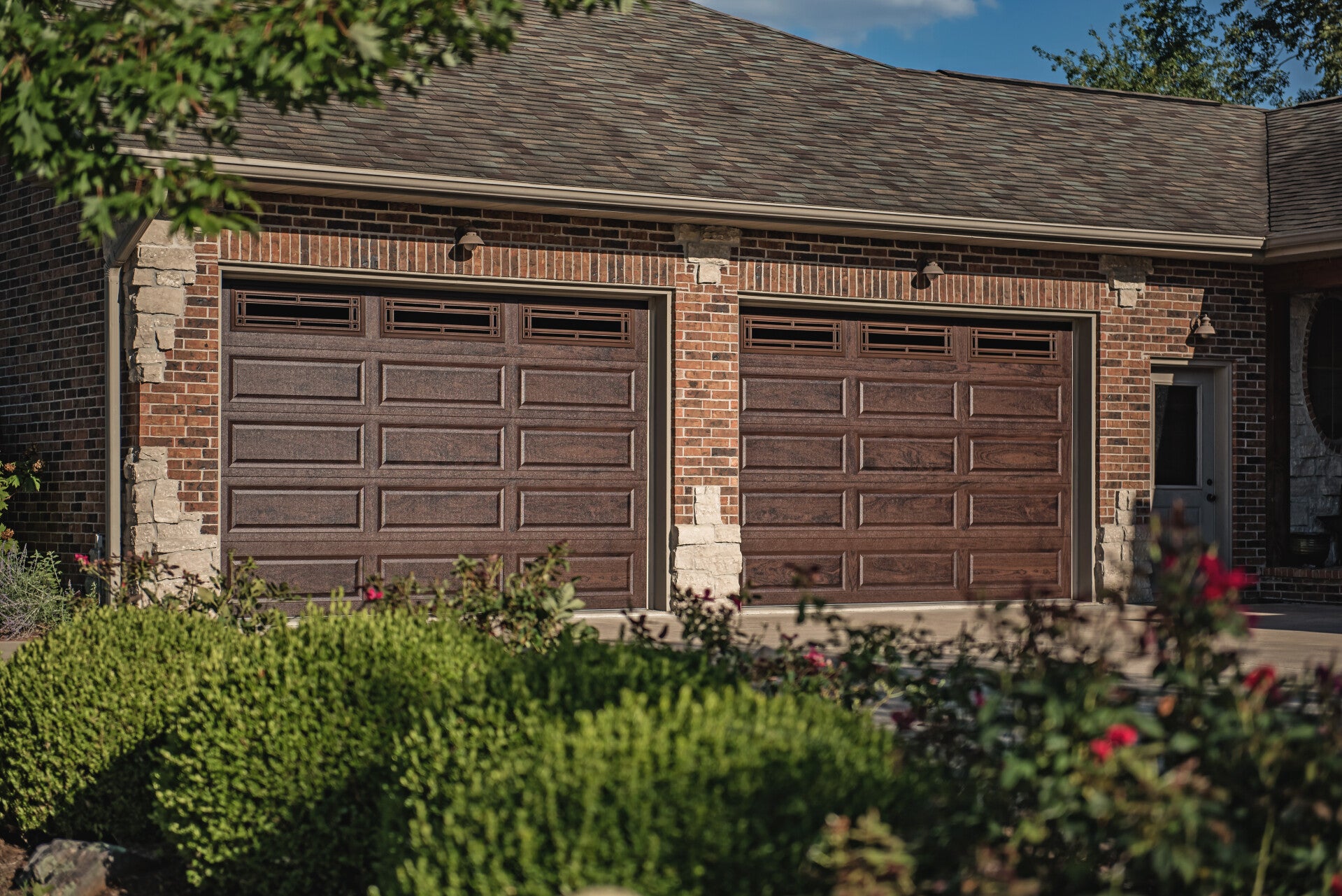 New garage door installation