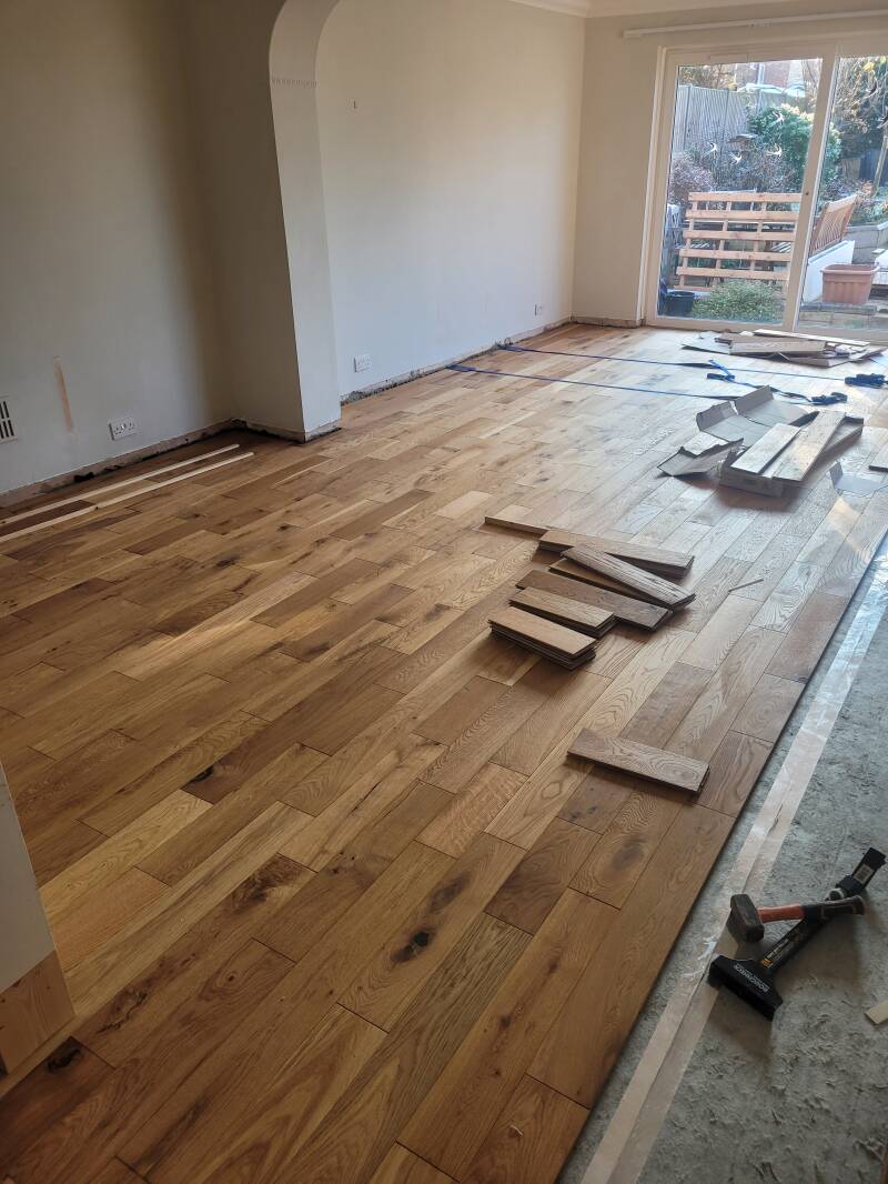 Engineered hardwood flooring 