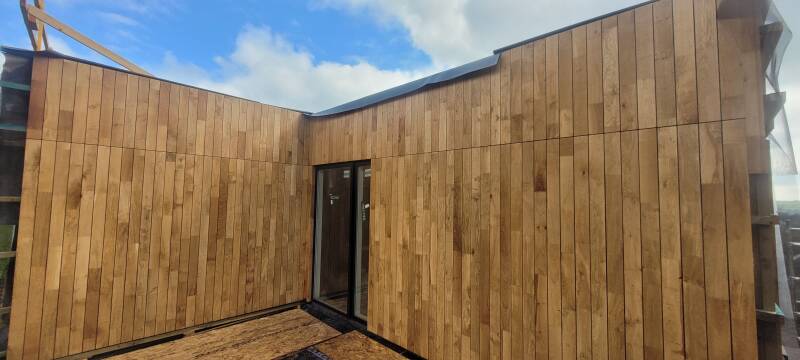 Oak external cladding