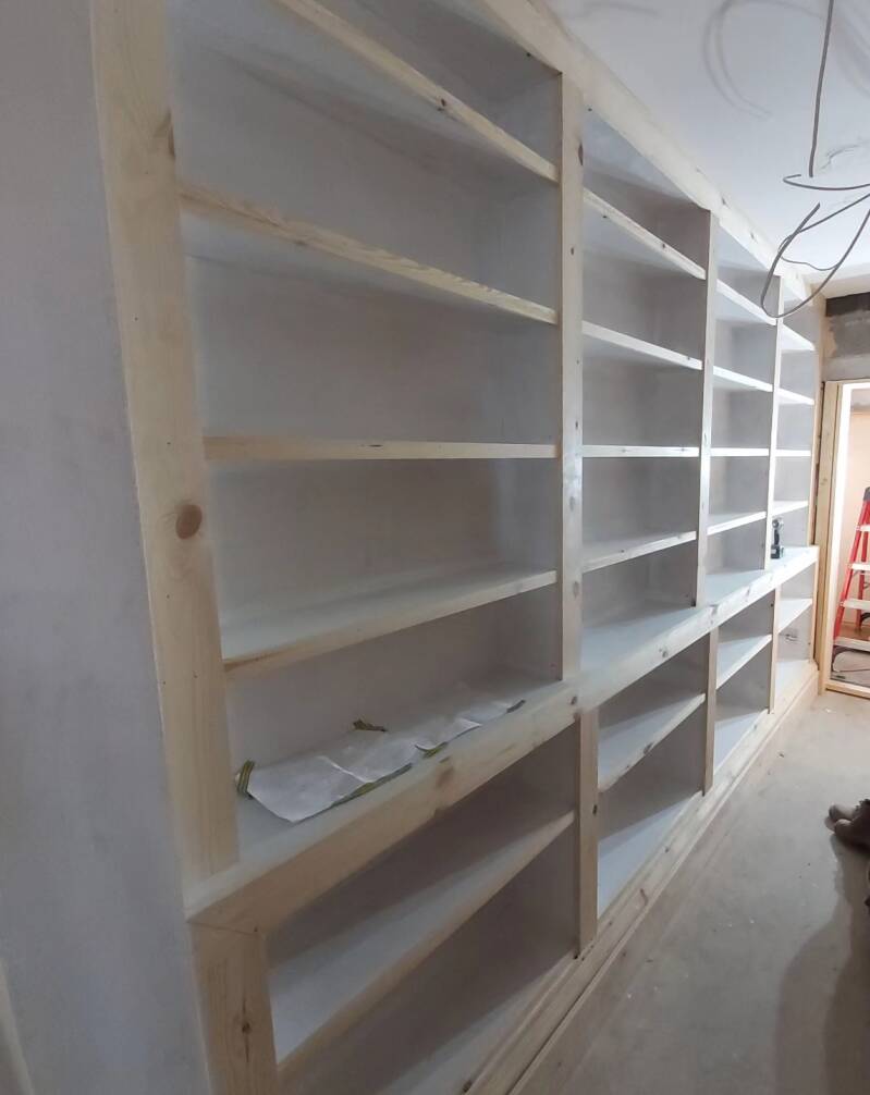 Bespoke library bookcase