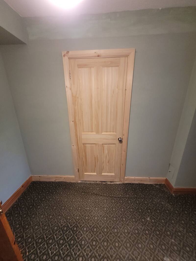 Door and frame installation 