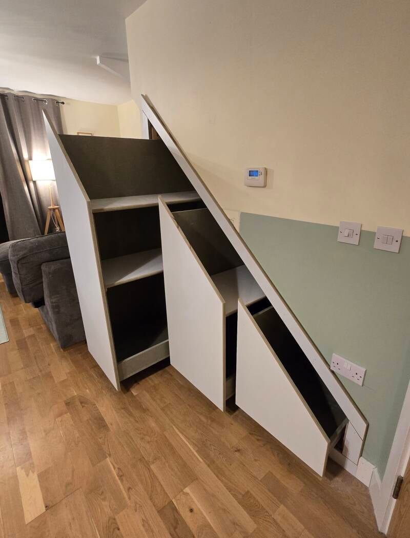Bespoke understairs Storage Unit 