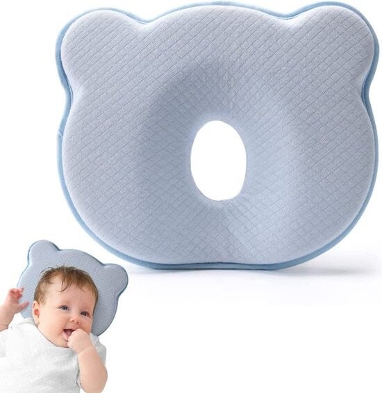 Soft Memory Foam Baby Pillow (0–12 Months)