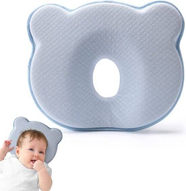 Soft Memory Foam Baby Pillow (0–12 Months)