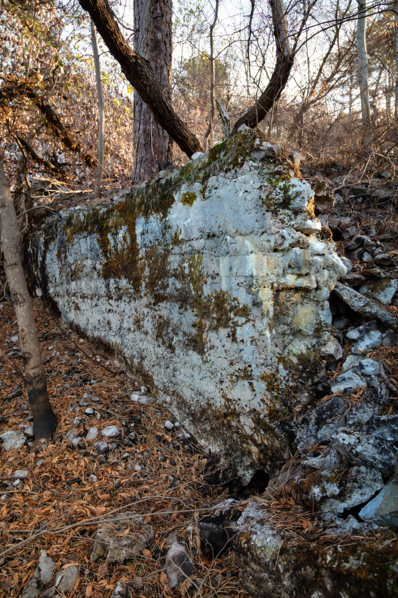 Muro di contenimento in cemento
