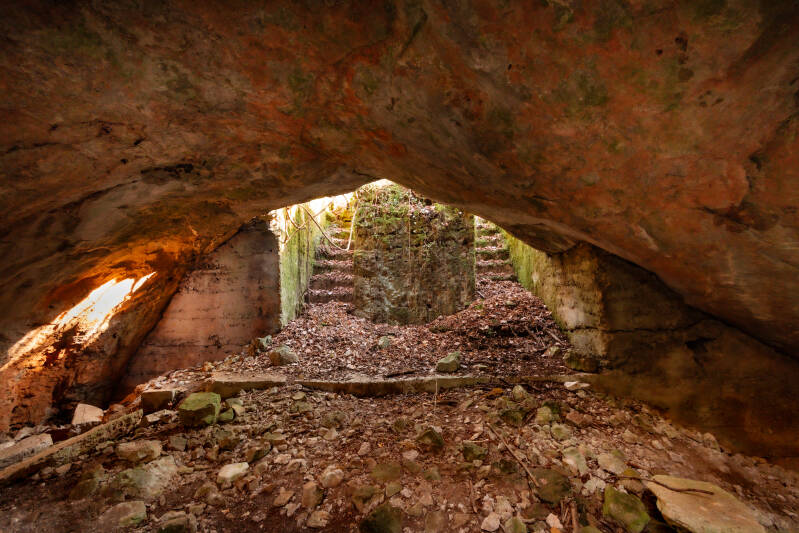 La scala vista dall&#039;interno