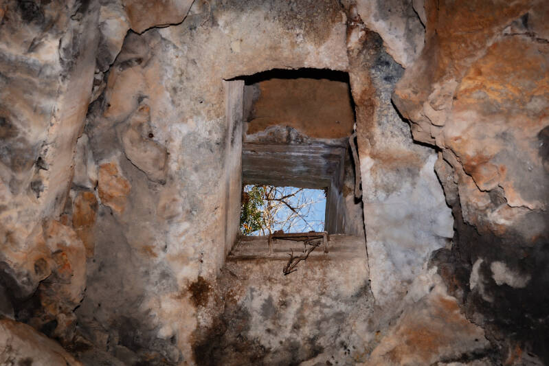 Particolare del pozzo d&#039;entrata