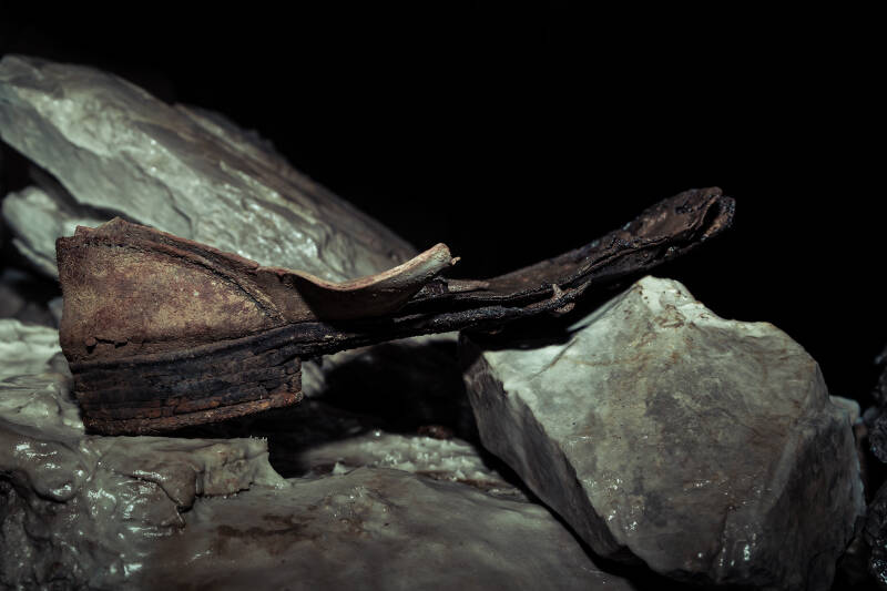 I resti di una scarpa austriaca 