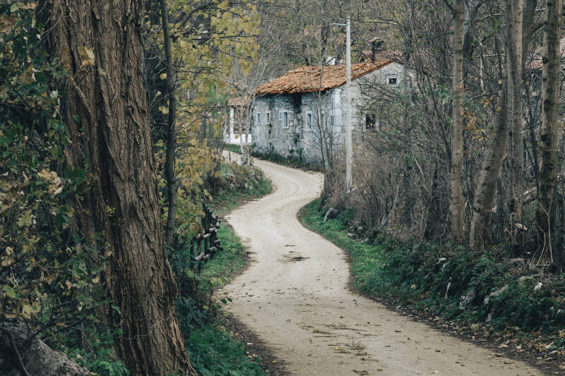le prime case a Podlaka