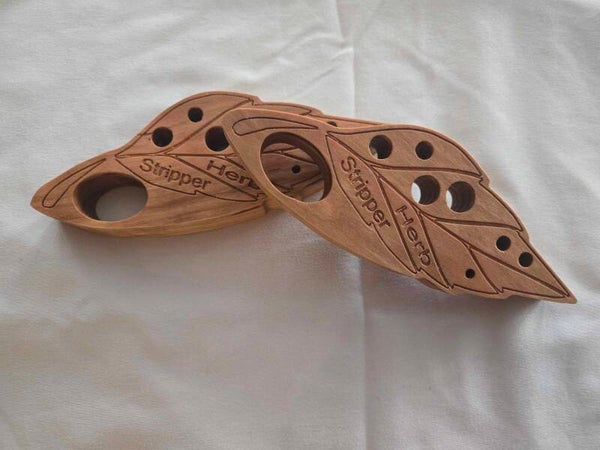 Handmade Cherry Wood Herb Strippers