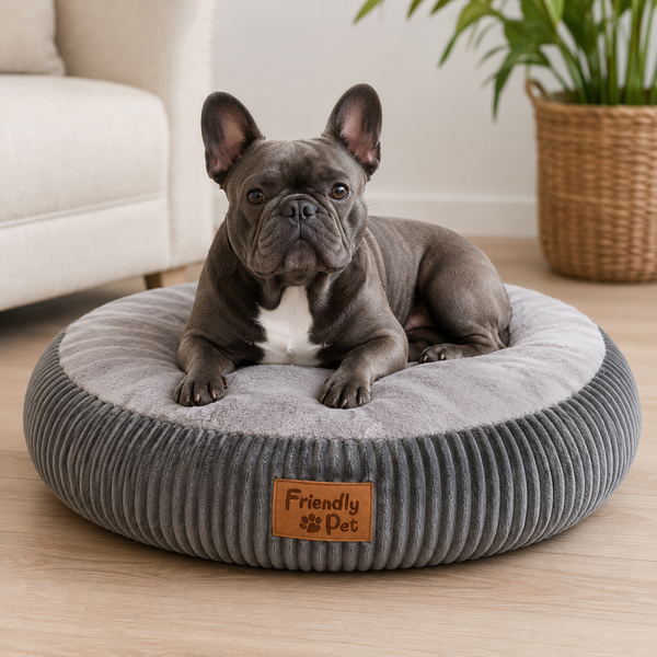 Rond rib kussen Mila