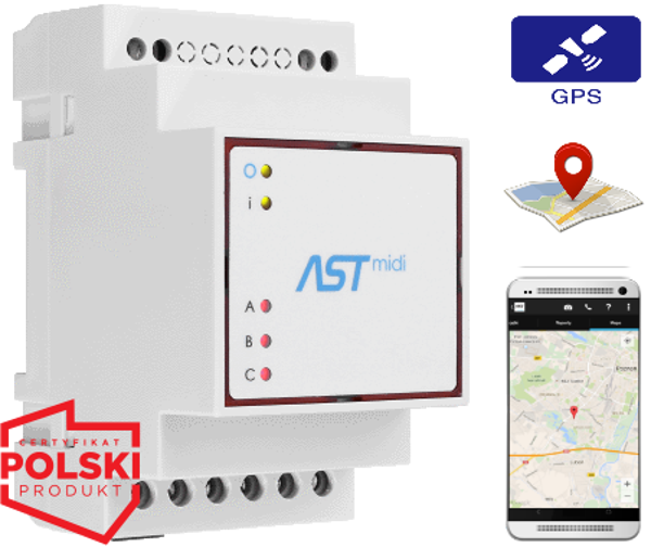 Zegar astronomiczny ASTmidi GPS antena wbudowana, cena netto