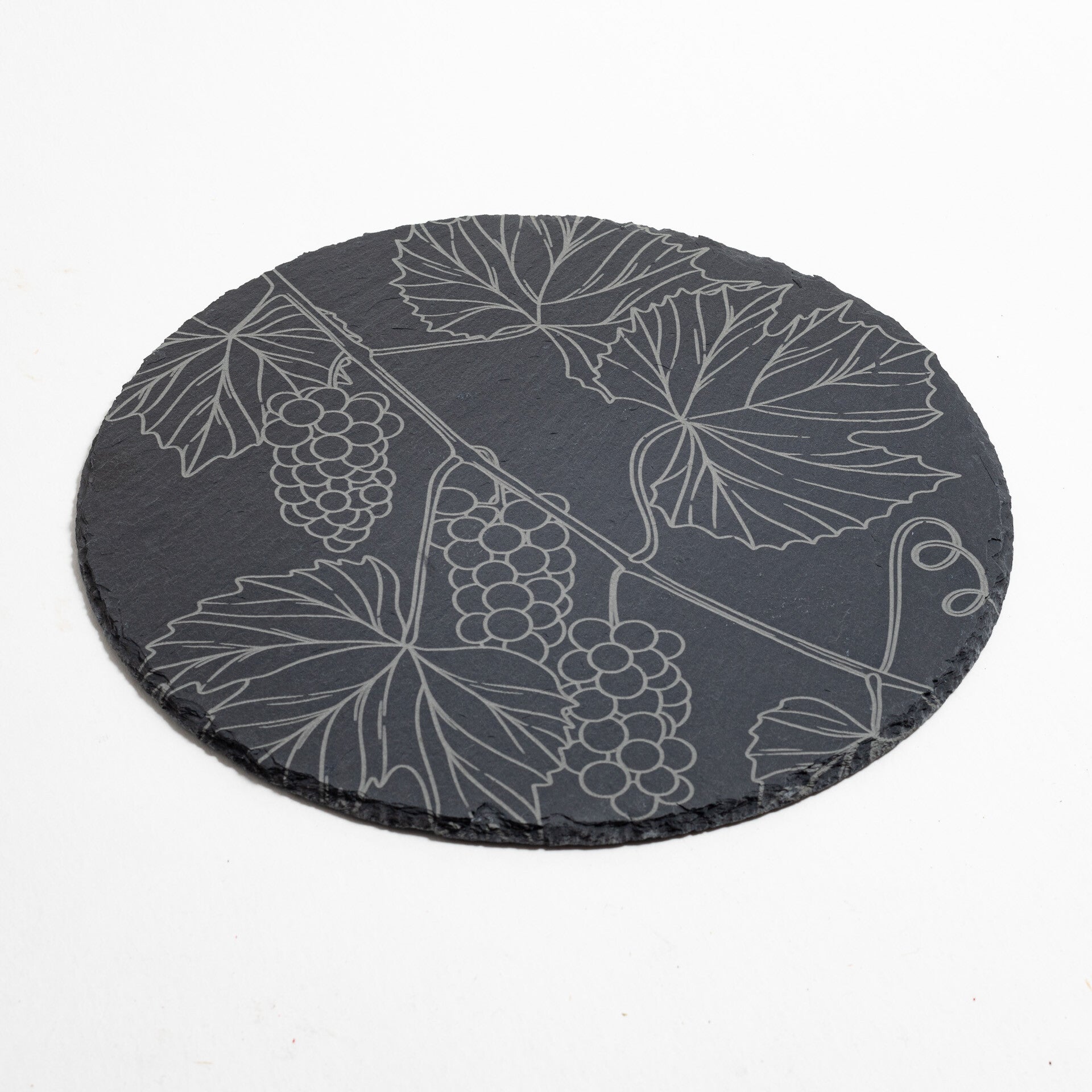 Schieferplatte rund Ø30cm, Servierplatte