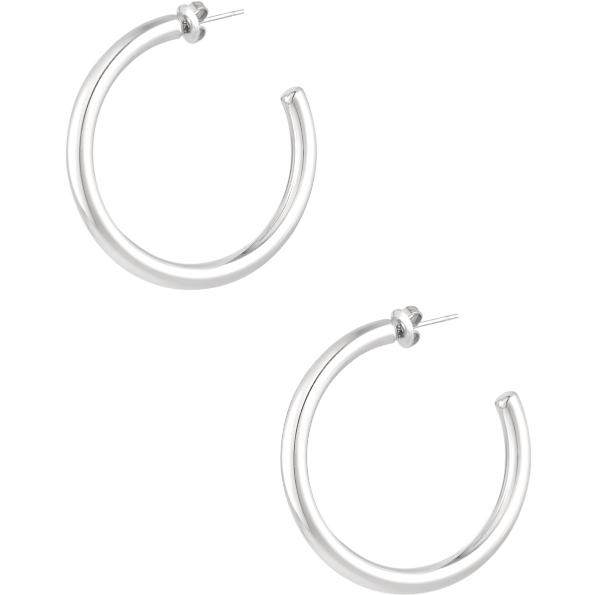 Oorbellen Perfect Hoop zilver