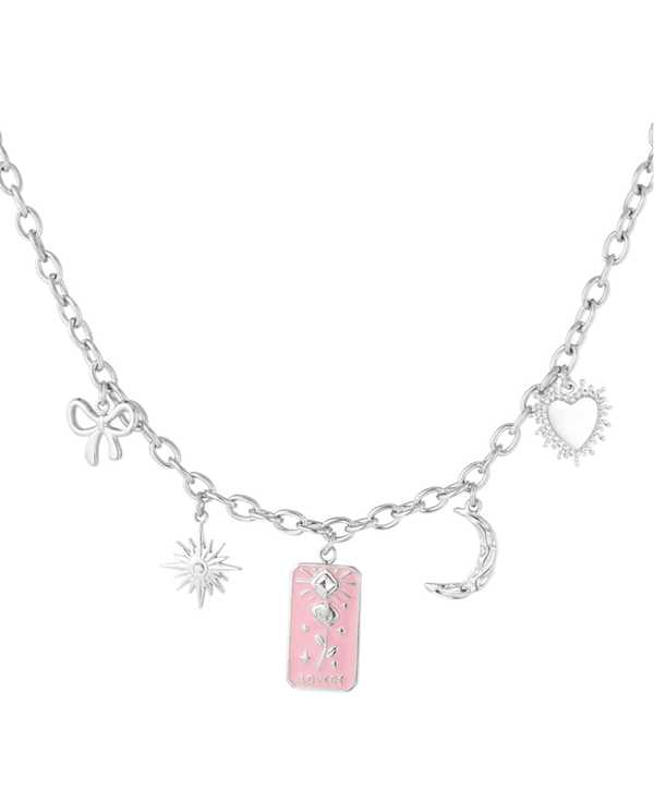 Ketting Rose Lovers zilver