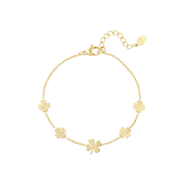 Armband Geluk goud