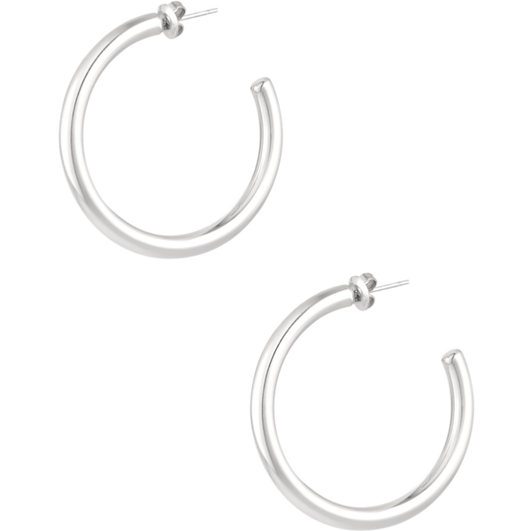 Oorbellen Perfect Hoop zilver