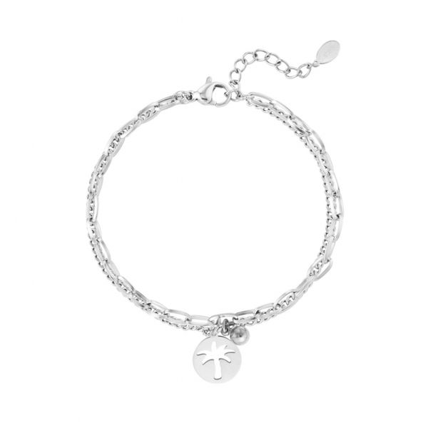 Armband Palmtree zilver