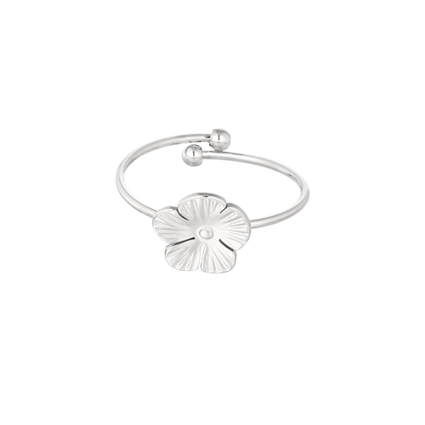 Ring Waterlelie zilver