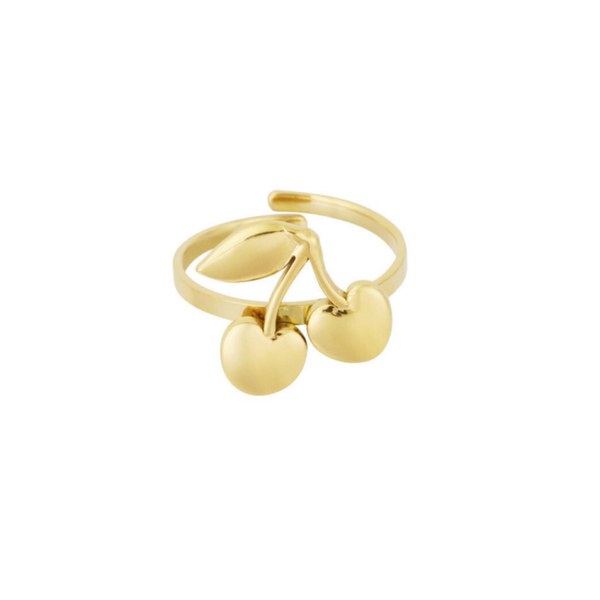 Ring Cherry goud