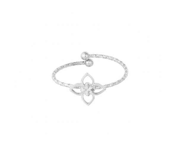 Ring Flower zilver