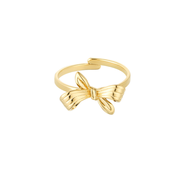 Ring Strikje goud