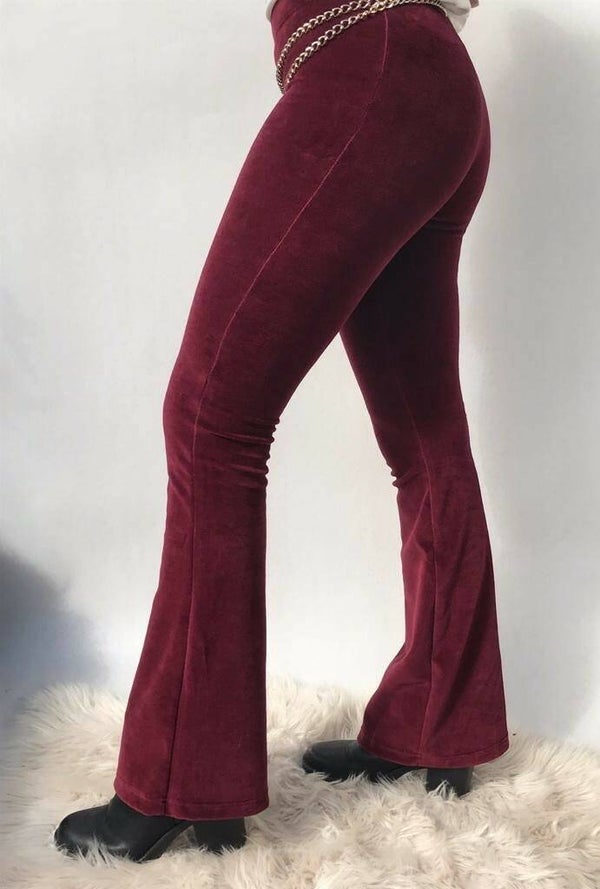 Flared Broek Rood