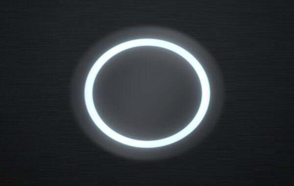 Leuchtring – Lösung: Gleichmäßiger Ring, Lichtleiter-Geometrie optimiert