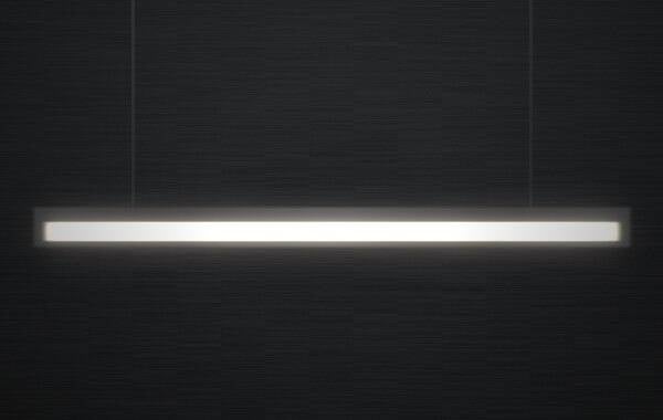 lineare Leuchte – Lösung: Durchgehende Lichtlinie, Diffusor und LED-Abstand ausgelegt