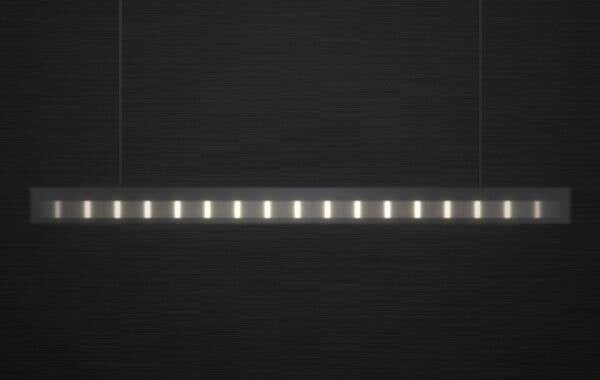 lineare Leuchte – Problem: Perlschnur-Effekt (einzelne LEDs durch die Abdeckung sichtbar)