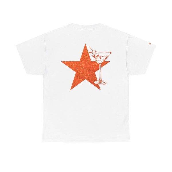 Star Cocktail GLITTER T-shirt Koningsdag 🧡