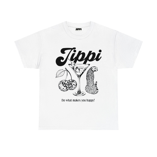 Cocktail Tee Graphic T-shirt Wit