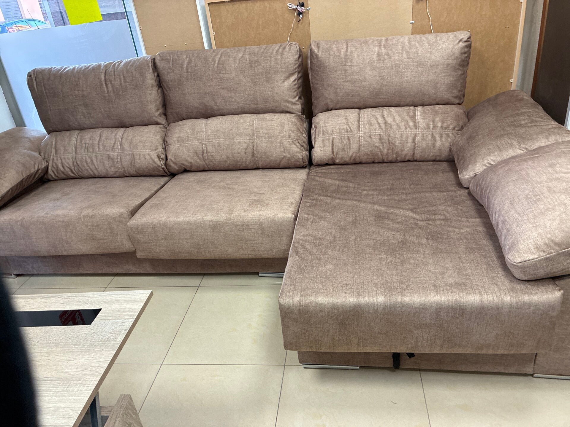 Chaiselonge beige dorado