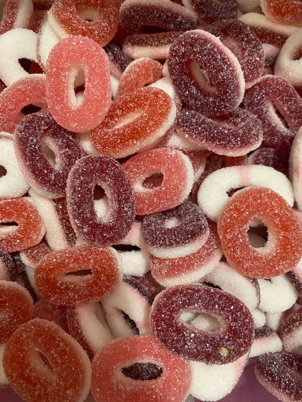 Mini rondelles fruits rouges