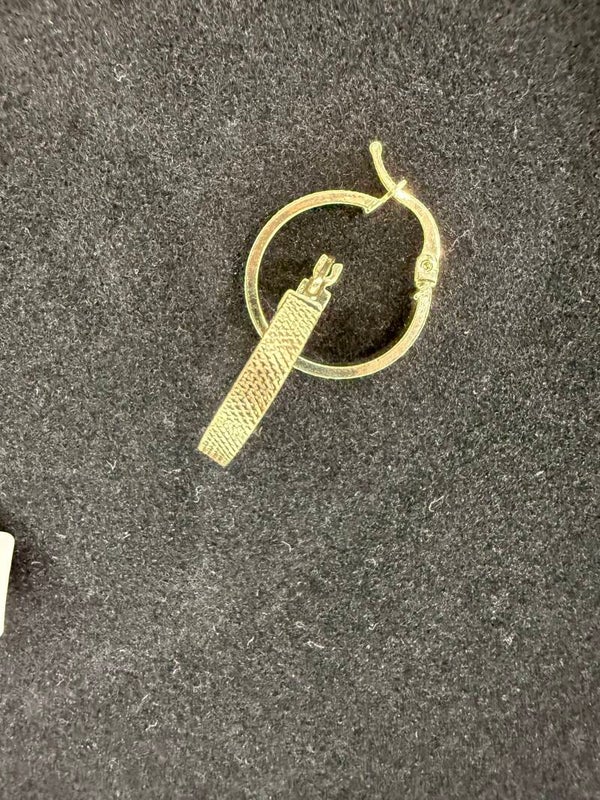 10k Hoops Yellow Gold