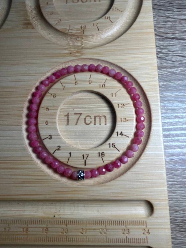 Rhodonite AAA Brésil ( taille 17 cm )