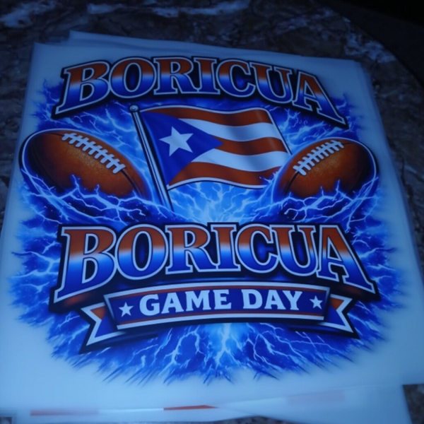 ​Boricua Game Day Pride – Custom Graphic T-Shirt