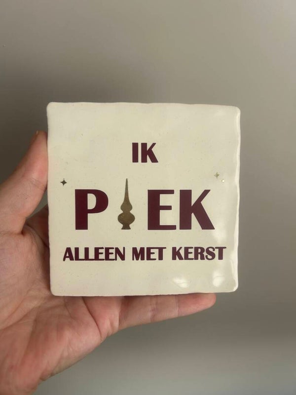 ✨ Ik piek alleen met kerst